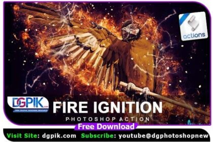 Fire Photo Effect Photoshop Action