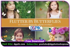 Flutter By Butterflies Photo Overlays
