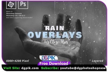 Rain Overlays for Close-Ups