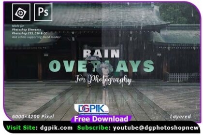 Rain Overlays for Photography