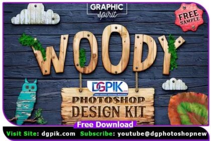 WOODY Photoshop Design Kit