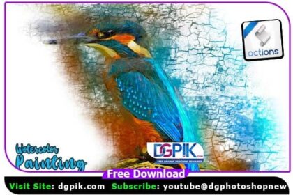 Watercolor Painting Photoshop Action