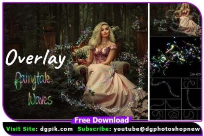 fairy tale Waves Photoshop Overlay