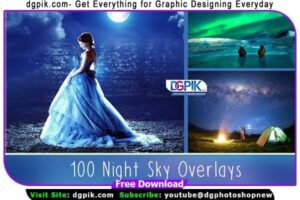 100 Night Sky Photo Overlays