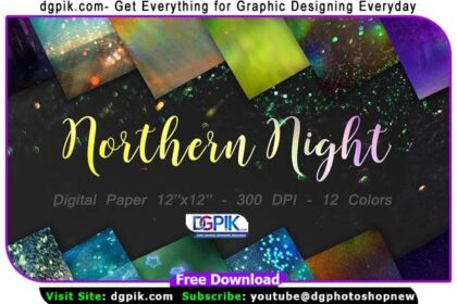 12 Northern Night Digital Paper