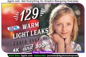 129 Warm Light Leaks Photo Overlays