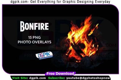 15 Bonfire Photo Overlays