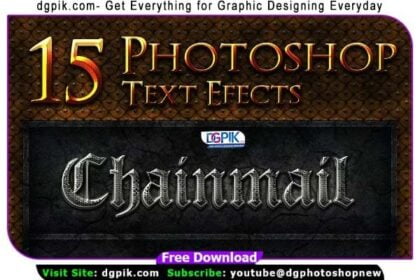 15 Photoshop Text Effects