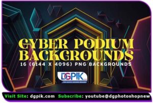 16 Cyber Podium Backgrounds