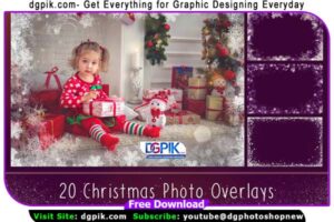 20 Christmas Photo Overlays