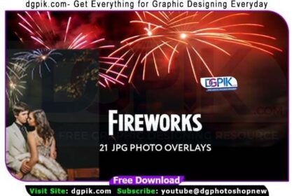 21 Firework Photo Overlays