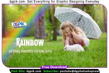 25 Rainbow Photo Overlays