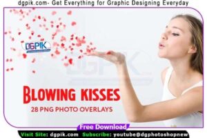 28 Blowing kisses Photoshop Overlays