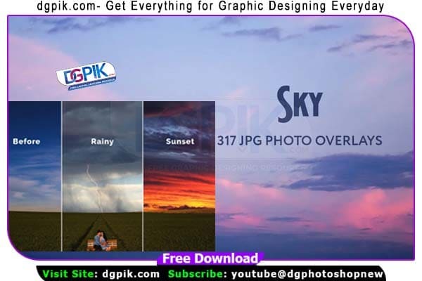 317 Sky Photo Overlays Bundle