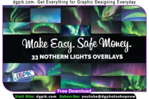 33 Aurora Borealis Photo Overlays