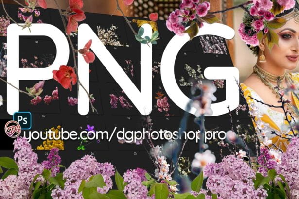35 Blooming Branch Overlays Png