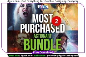 4 in1 Photoshop Action Art Bundle