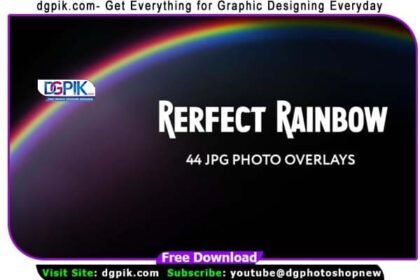 44 Rainbow Photo Overlays