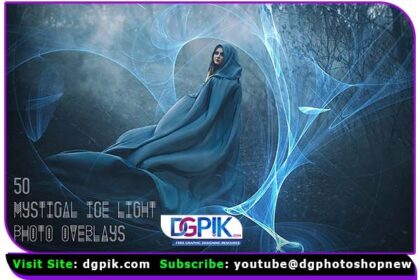 50 Mystical Ice Light Photo Overlays