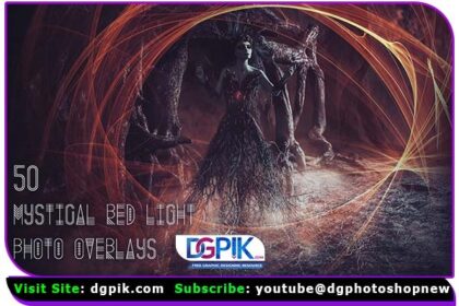 50 Mystical Red Light Photo Overlays
