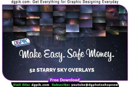 52 Starry Sky Photoshop Overlays