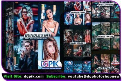 9 in 1 Professional Photoshop Action Bundle