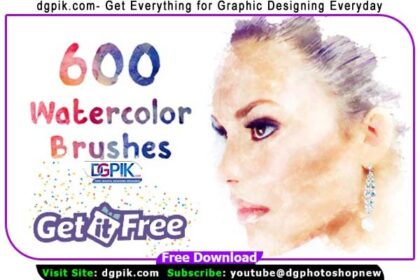 A Bundle Of 600 Beautiful Watercolor Brush Strokes