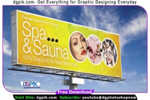 Awesome Billboard Psd Mockup