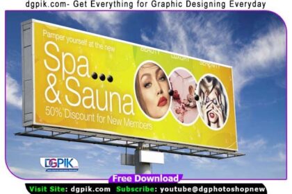 Awesome Billboard Psd Mockup