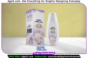 Baby Cosmetic Packaging PSD Mockup