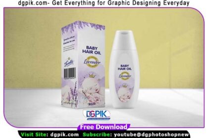 Baby Cosmetic Packaging PSD Mockup