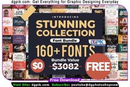 166 English Fonts with Stunning Designs