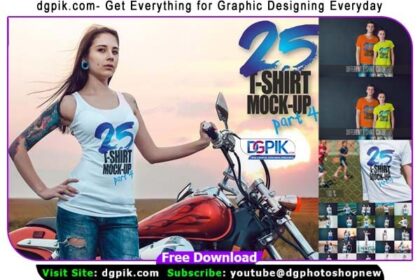 25 T-Shirts Psd Mock-Up (Part 4)