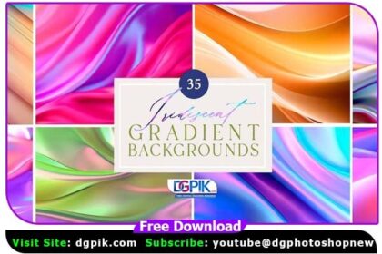 35 Bright Colorful Iridescent Gradient Backgrounds