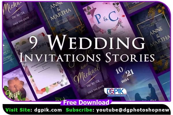 9 Wedding Stories For Social Media After Effects
