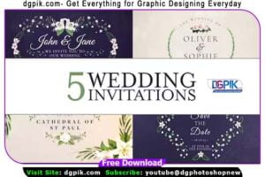 Beautiful Wedding Invitation After Effect Video Template