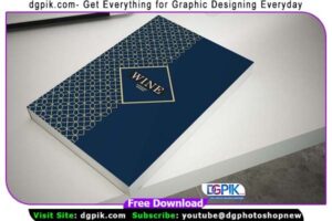 Book Cover PSD Mockup on Table