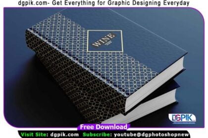 Booklet Book Cover Psd Mockup