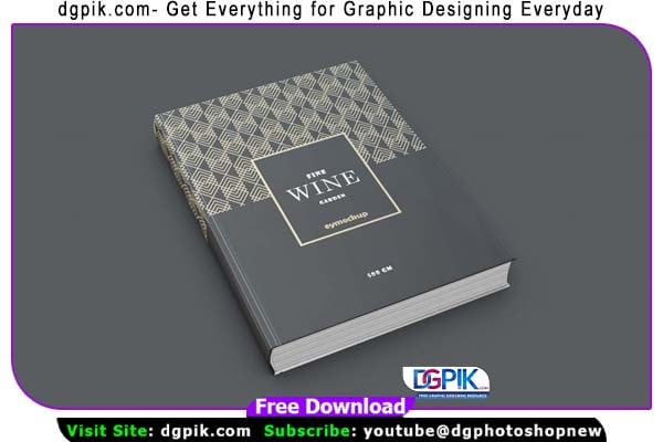 Brown Softcover Book PSD Mockup