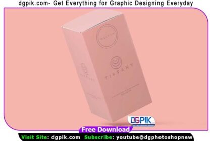 Cosmetic Luxury Box PSD Mockup