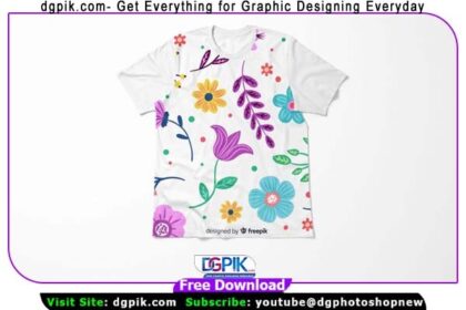 Cute T-shirt Psd Mockup
