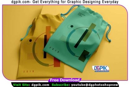 Earphone Pouch Psd Mockup