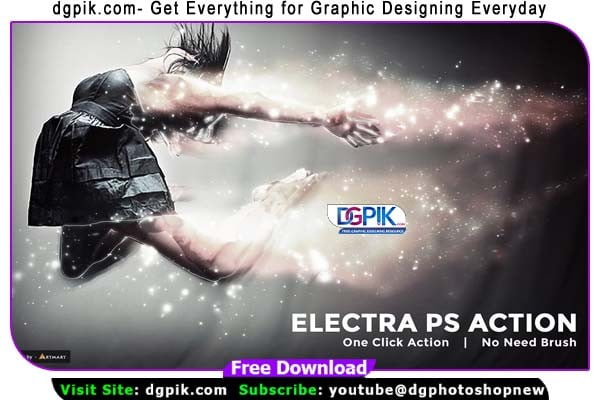 Electric Effect Photoshop ActionJPG