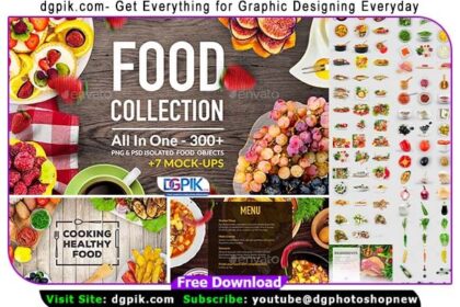 Food Pro Collection 300 Psd Mockup