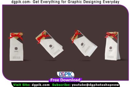 Gift Pack Pouch PSD MockupsJPG