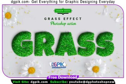 Grass Effect Photoshop Action