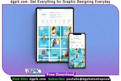 Instagram SMM Psd Mockup