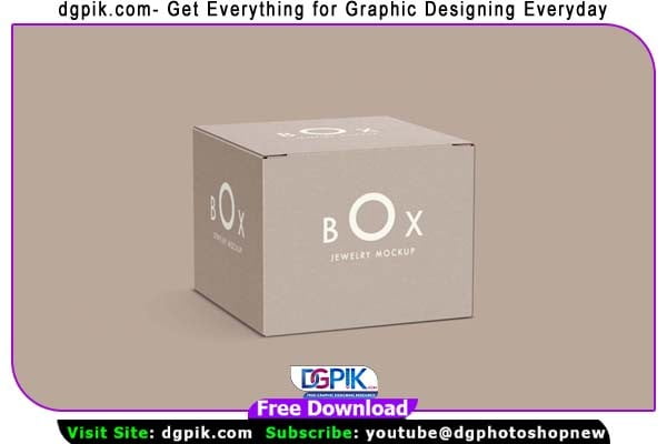 Luxury Packaging Box PSD Mockup