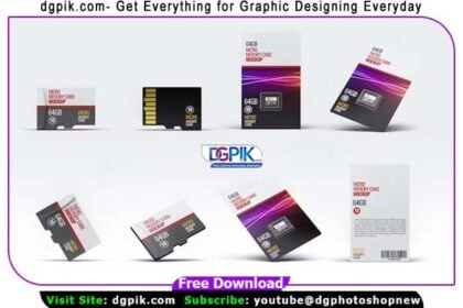 Micro Memory Card Psd Molck-UpJPG