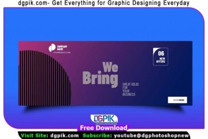 Musical Facebook Cover PSD Template